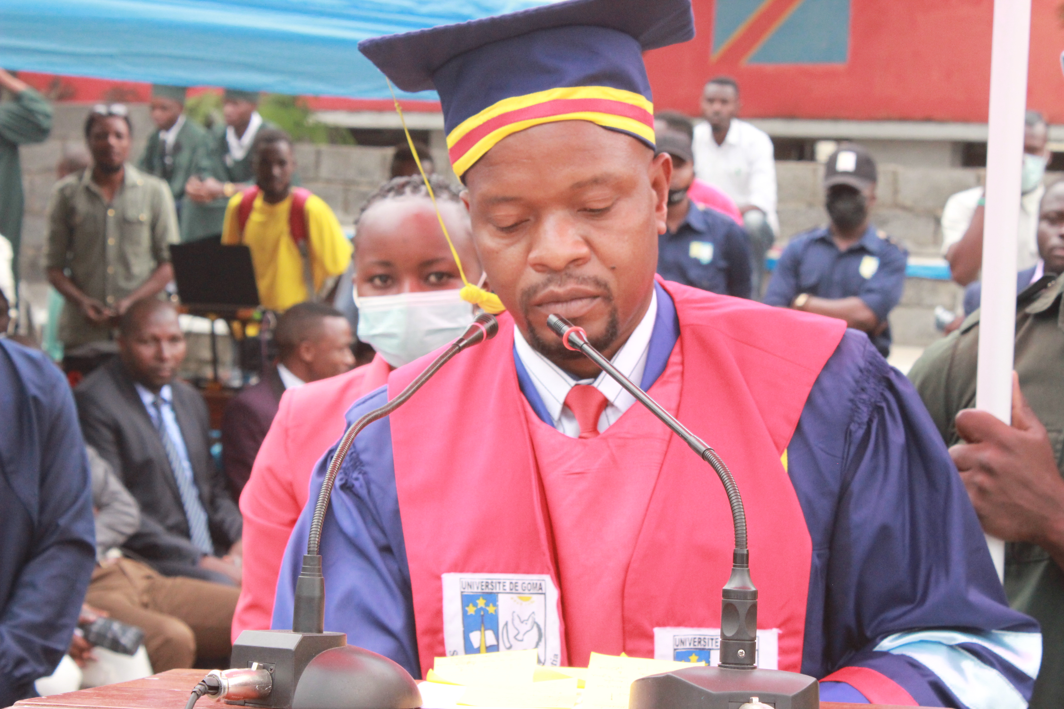 Le Recteur de l'Université de Goma, Professeur MUHINDO MUGHANDA